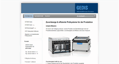Desktop Screenshot of gedis-online.de
