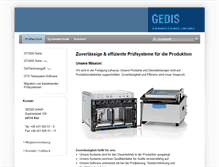 Tablet Screenshot of gedis-online.de